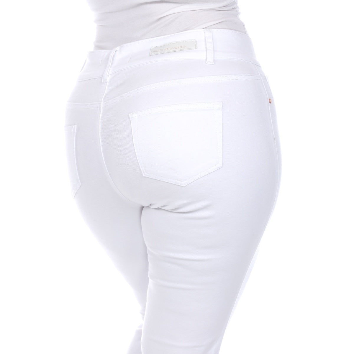  White Mark Plus Size Capri Jeans - 18 - Bonton