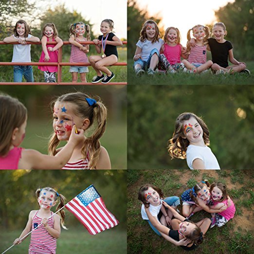  Dress Up America 12 Face Paint Crayons Set by Dress Up America - Default Title - Bonton
