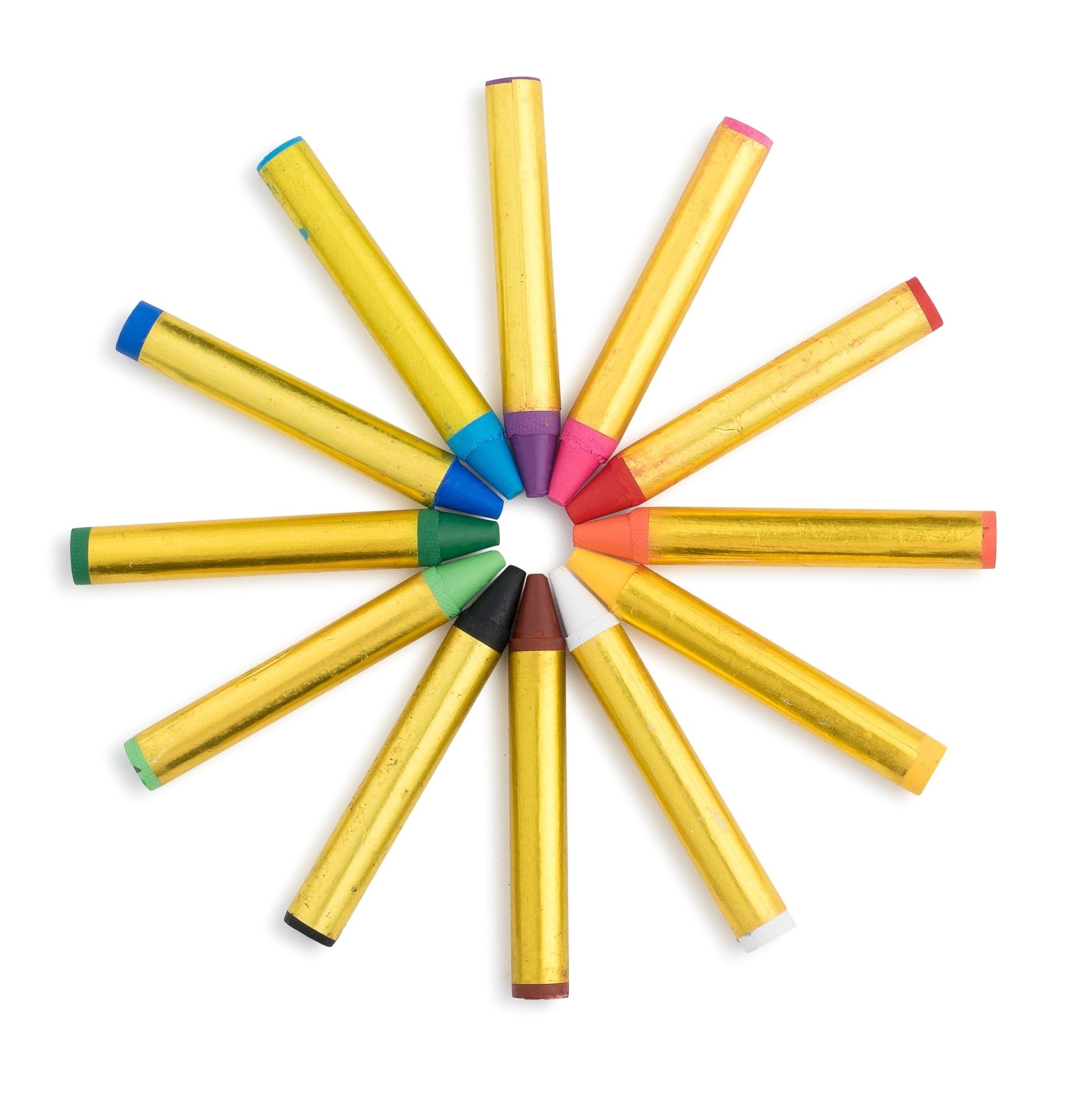  Dress Up America 12 Face Paint Crayons Set by Dress Up America - Default Title - Bonton