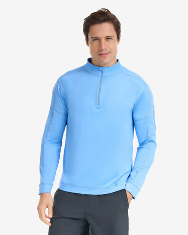 MEN'S MOCK ZIP TOP (12001)