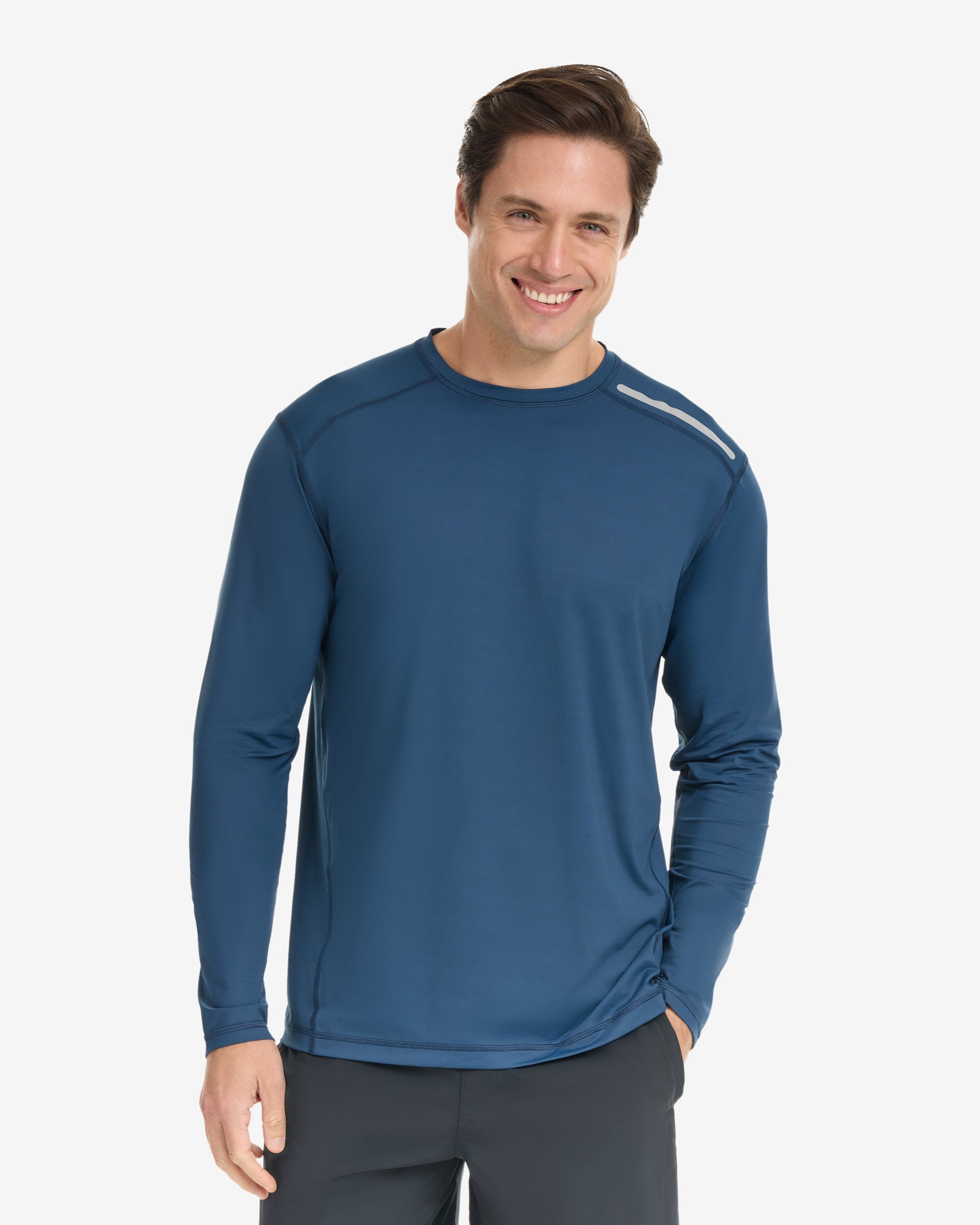  BloqUV MEN'S LONG SLEEVE JET TEE (12002) - Black - Bonton