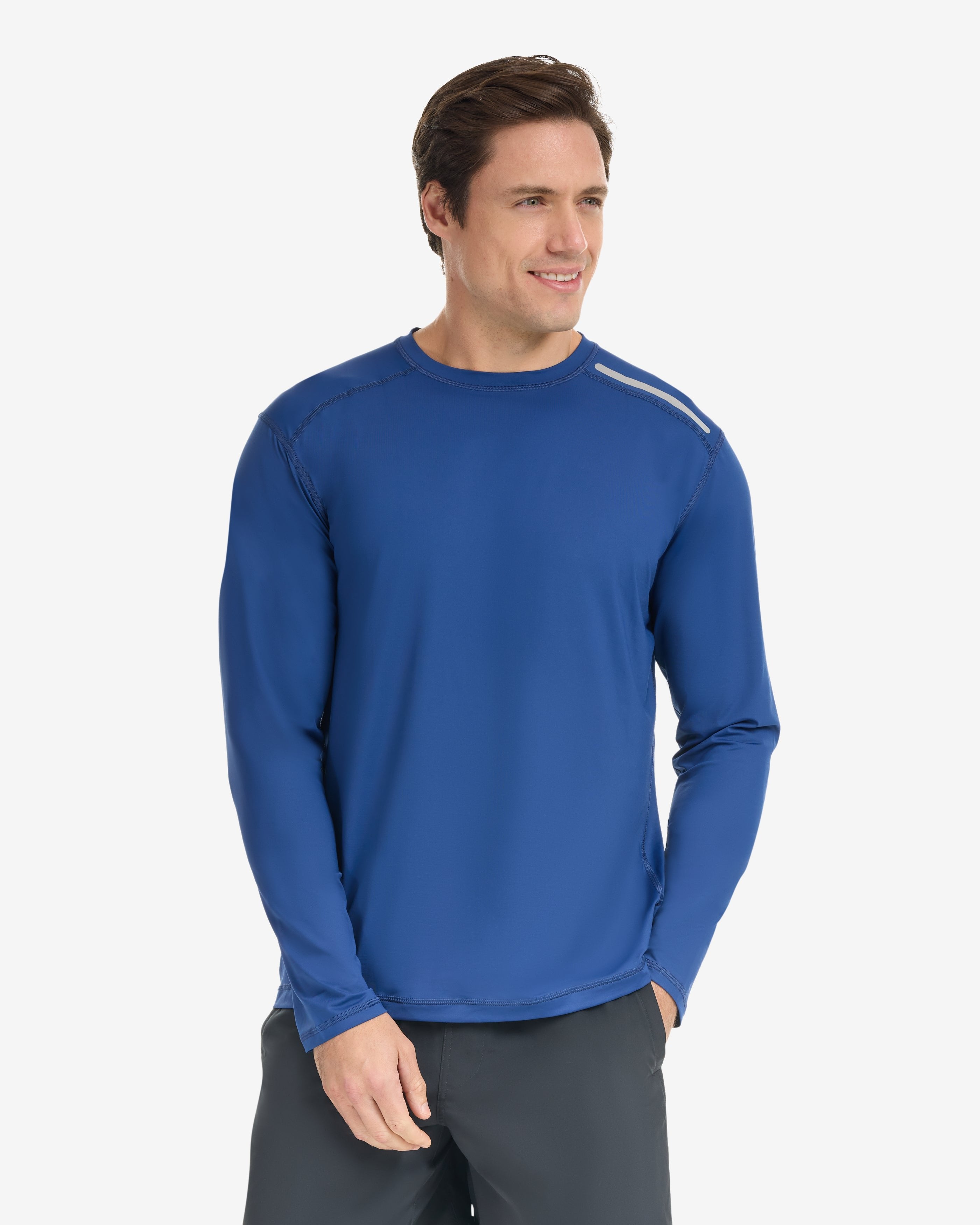  BloqUV MEN'S LONG SLEEVE JET TEE (12002) - Black - Bonton