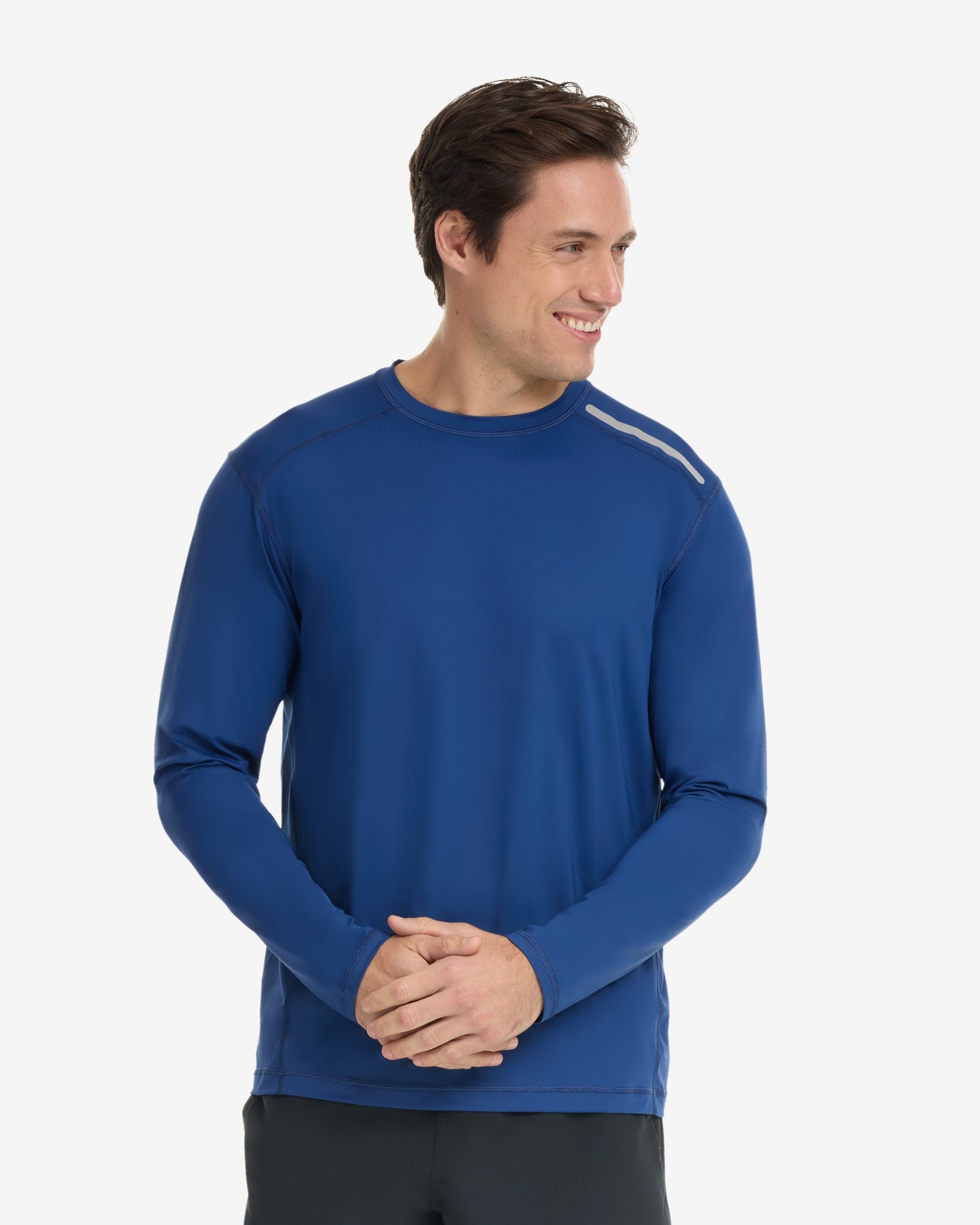  BloqUV MEN'S LONG SLEEVE JET TEE (12002) - Black - Bonton