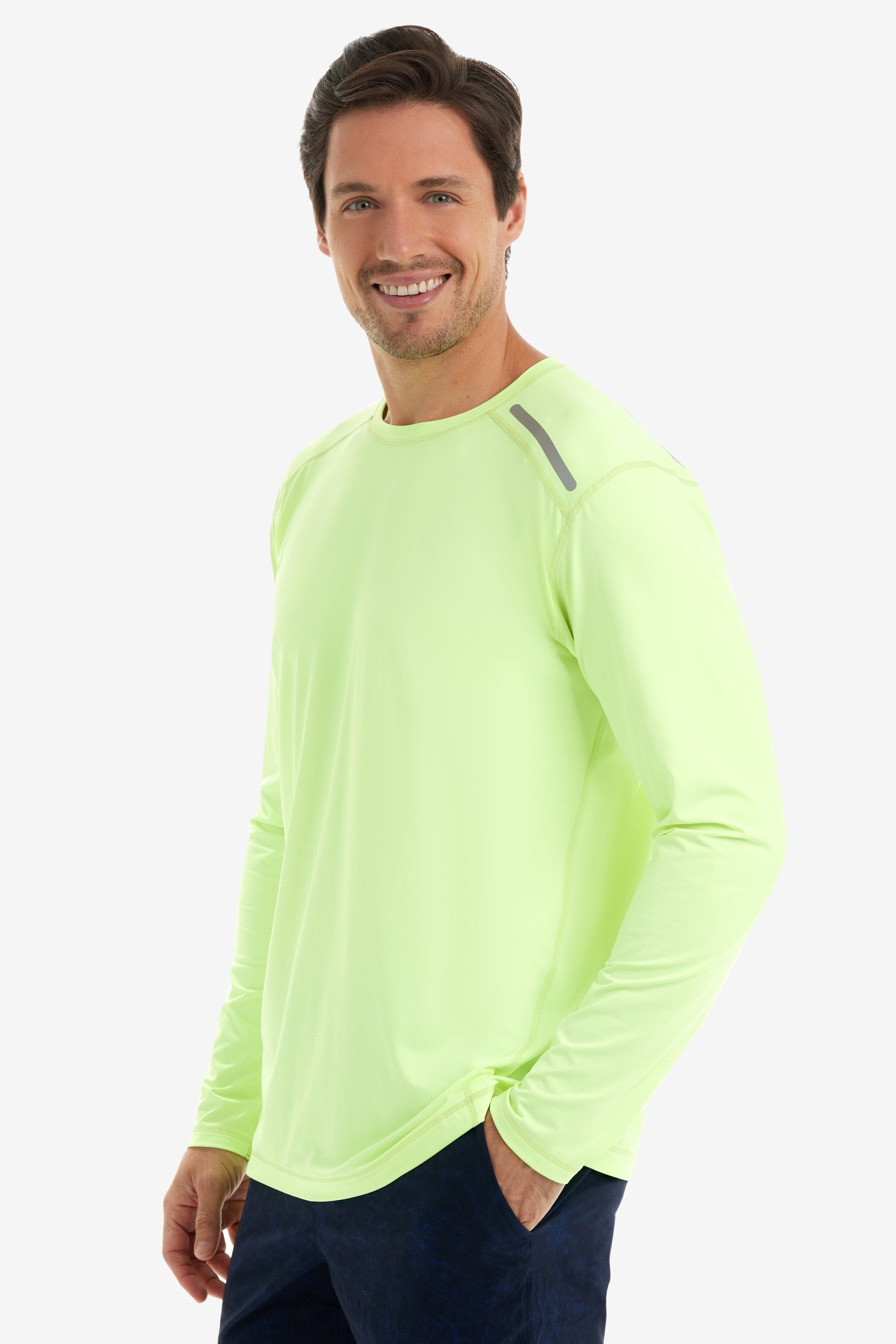  BloqUV MEN'S LONG SLEEVE JET TEE (12002) - Black - Bonton