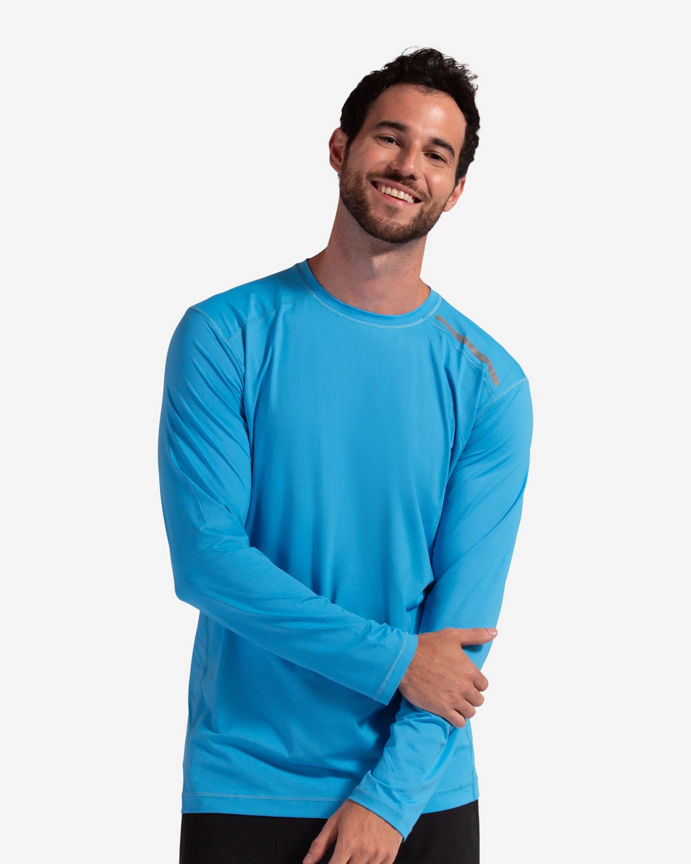  BloqUV MEN'S LONG SLEEVE JET TEE (12002) - Black - Bonton