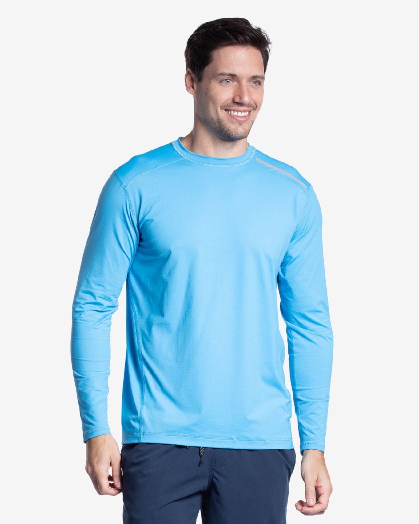  BloqUV MEN'S LONG SLEEVE JET TEE (12002) - Black - Bonton