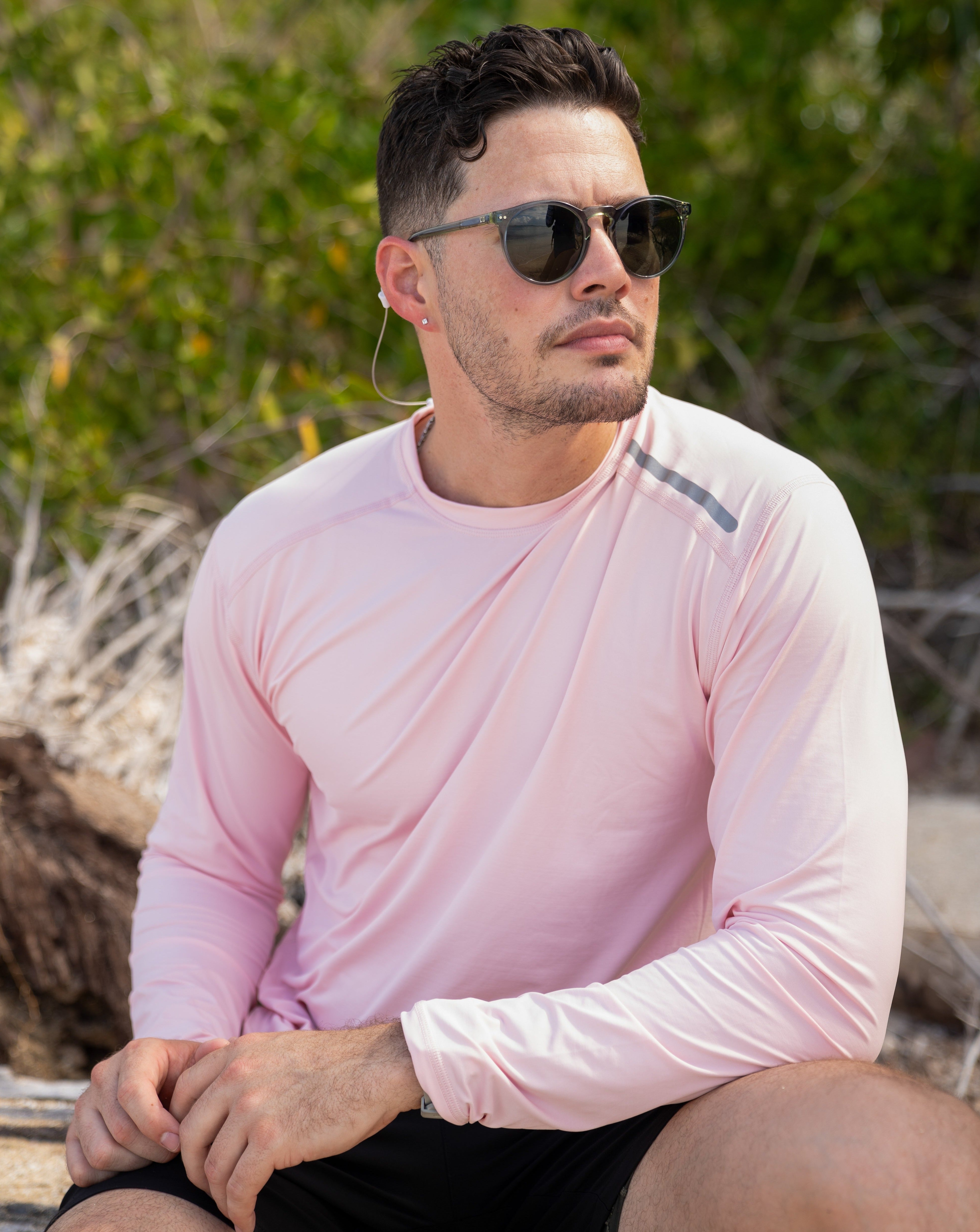  BloqUV MEN'S LONG SLEEVE JET TEE (12002) - Black - Bonton
