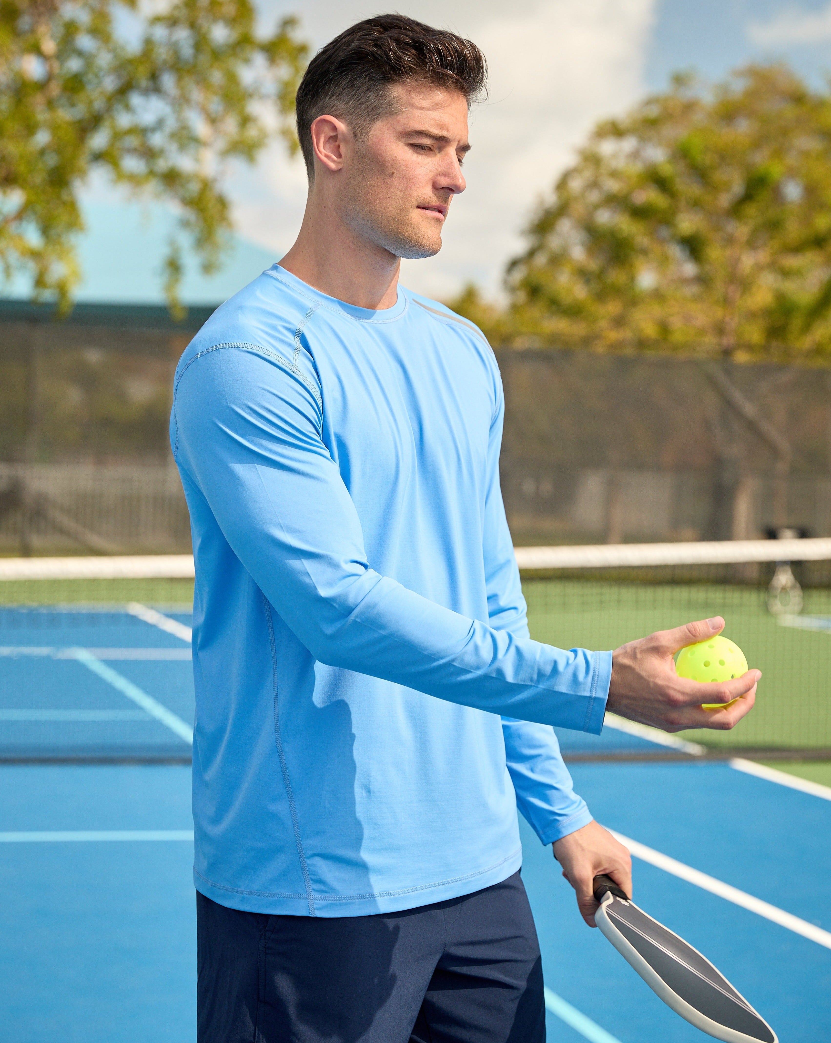  BloqUV MEN'S LONG SLEEVE JET TEE (12002) - Black - Bonton