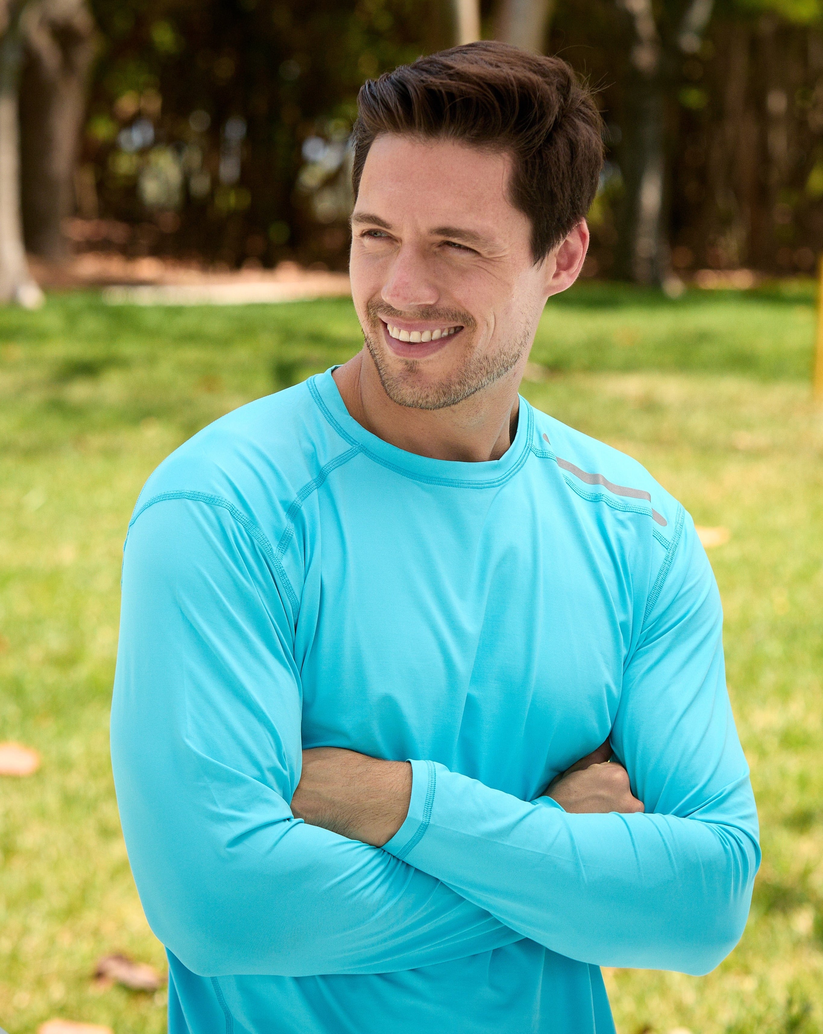  BloqUV MEN'S LONG SLEEVE JET TEE (12002) - Black - Bonton