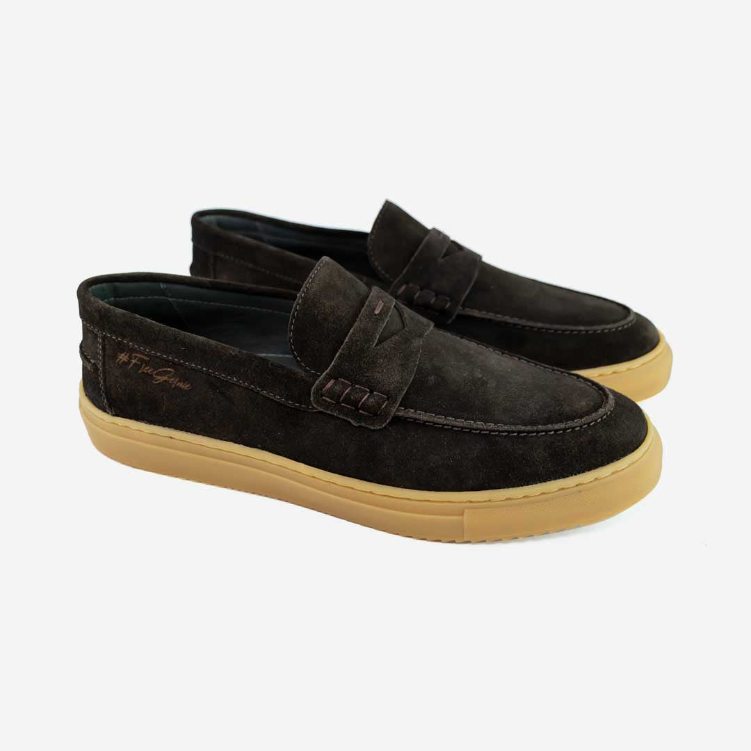  Gernie NYC 22's Penny Leather Low Top - Black Napa - Bonton