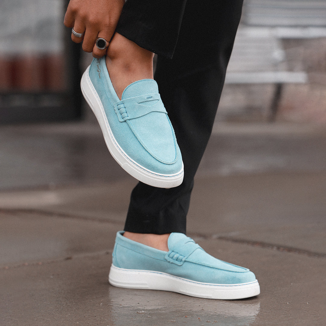  Gernie NYC 22's Penny Leather Low Top - Moon Suede - Bonton