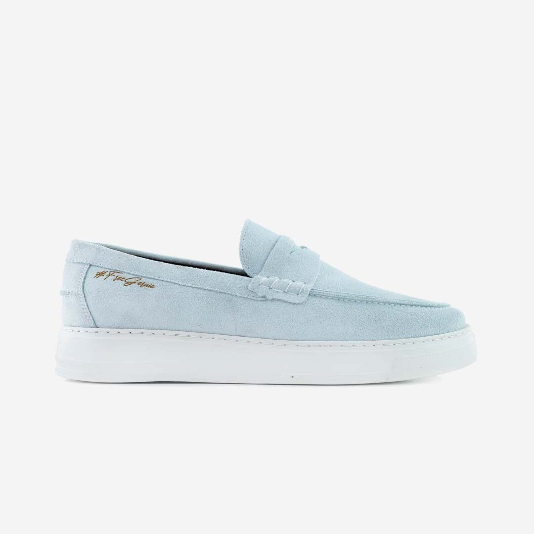  Gernie NYC 22's Penny Leather Low Top - Moon Suede - Bonton