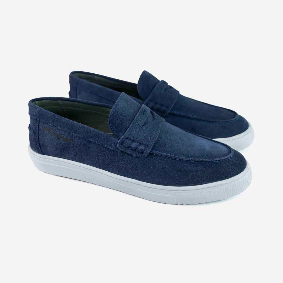  Gernie NYC 22's Penny Leather Low Top - Moon Suede - Bonton