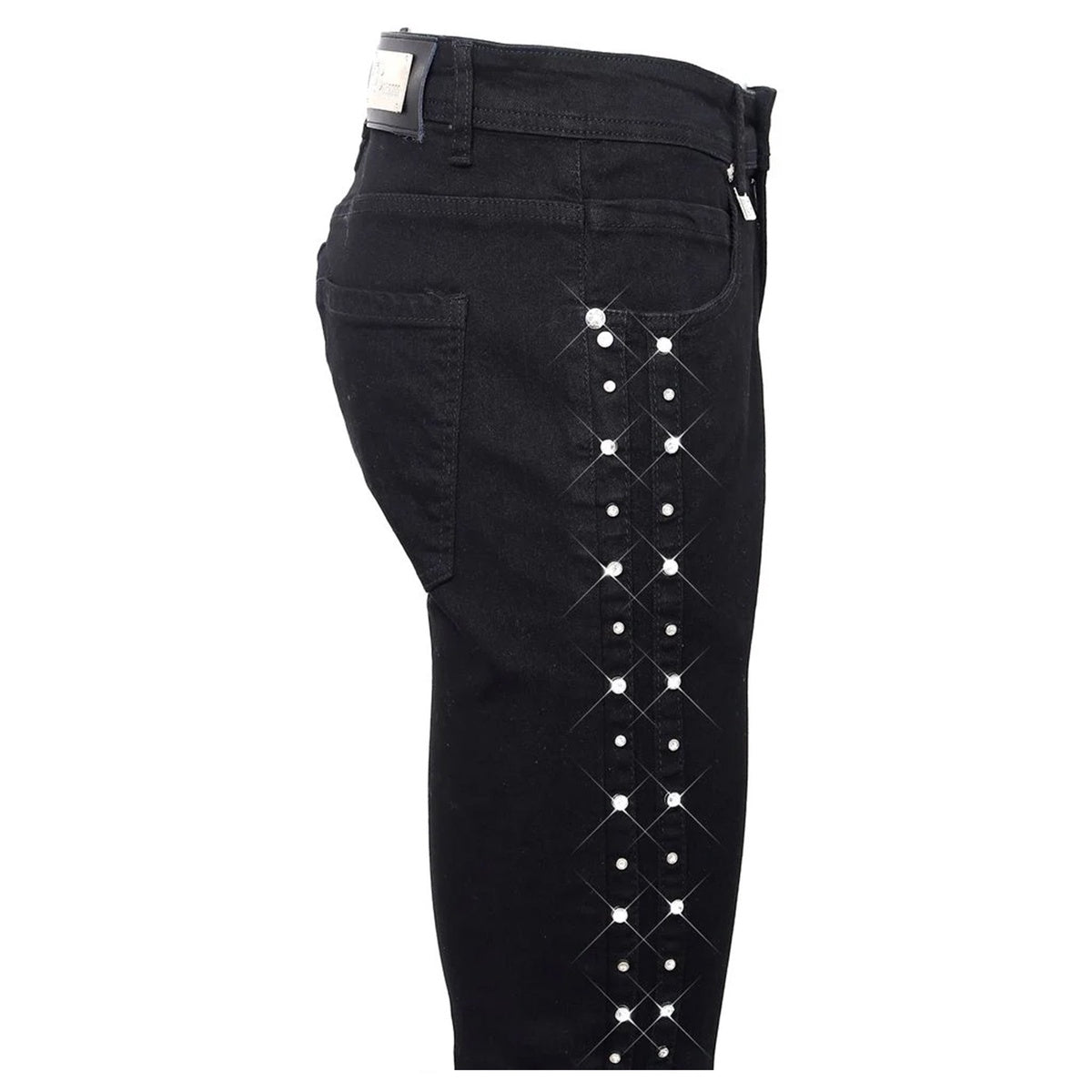  Barocco Make an Impact Denim Pants BLACK - BLACK - Bonton