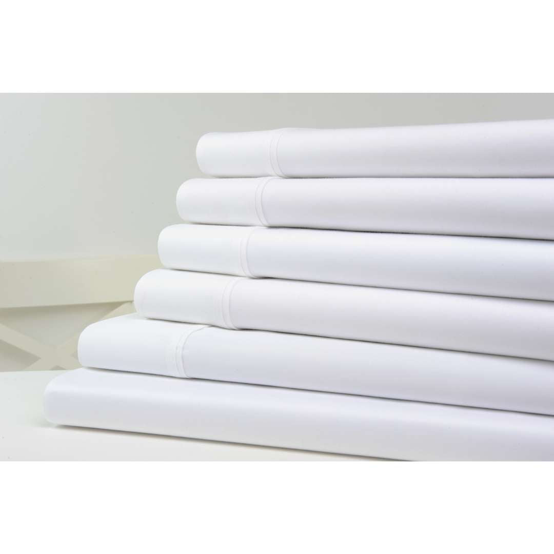  Kathy Ireland Home Kathy Ireland 1200 Thread Count 6 Piece Cotton Rich Sheet Set - Cal King - Bonton