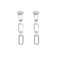 Link Chain Drop Earrings