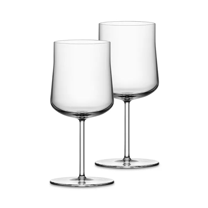  Orrefors Informal Large Glass Pair - Clear - Bonton