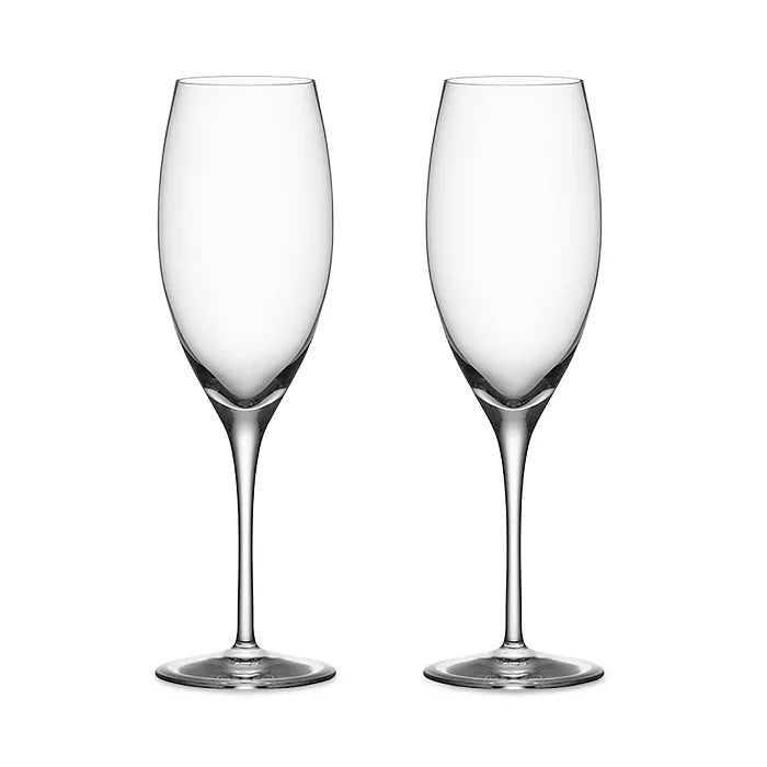  Orrefors Premier Champagne Glass Pair - Clear - Bonton