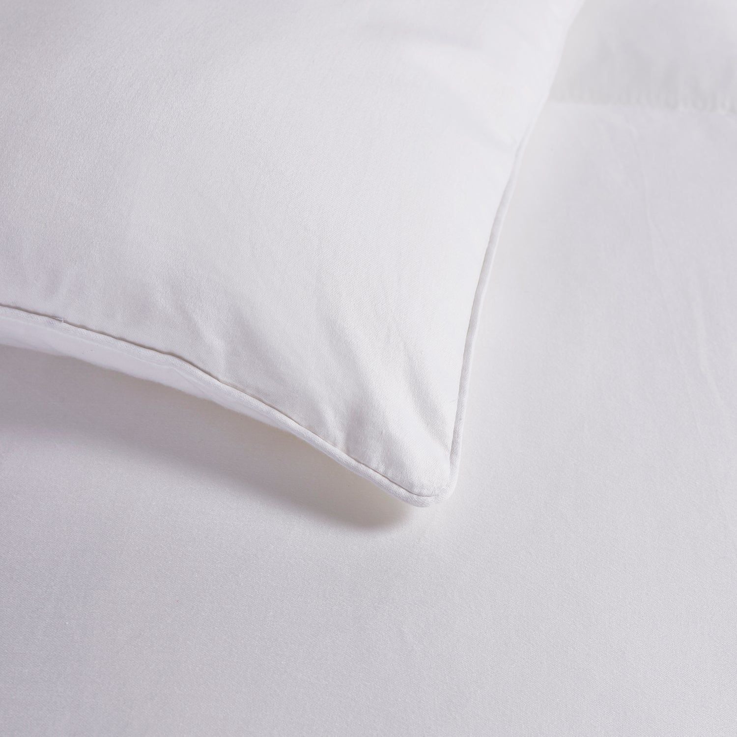  Blue Ridge Home Fashions All Seasons Sateen Cotton Comforter - White - Bonton