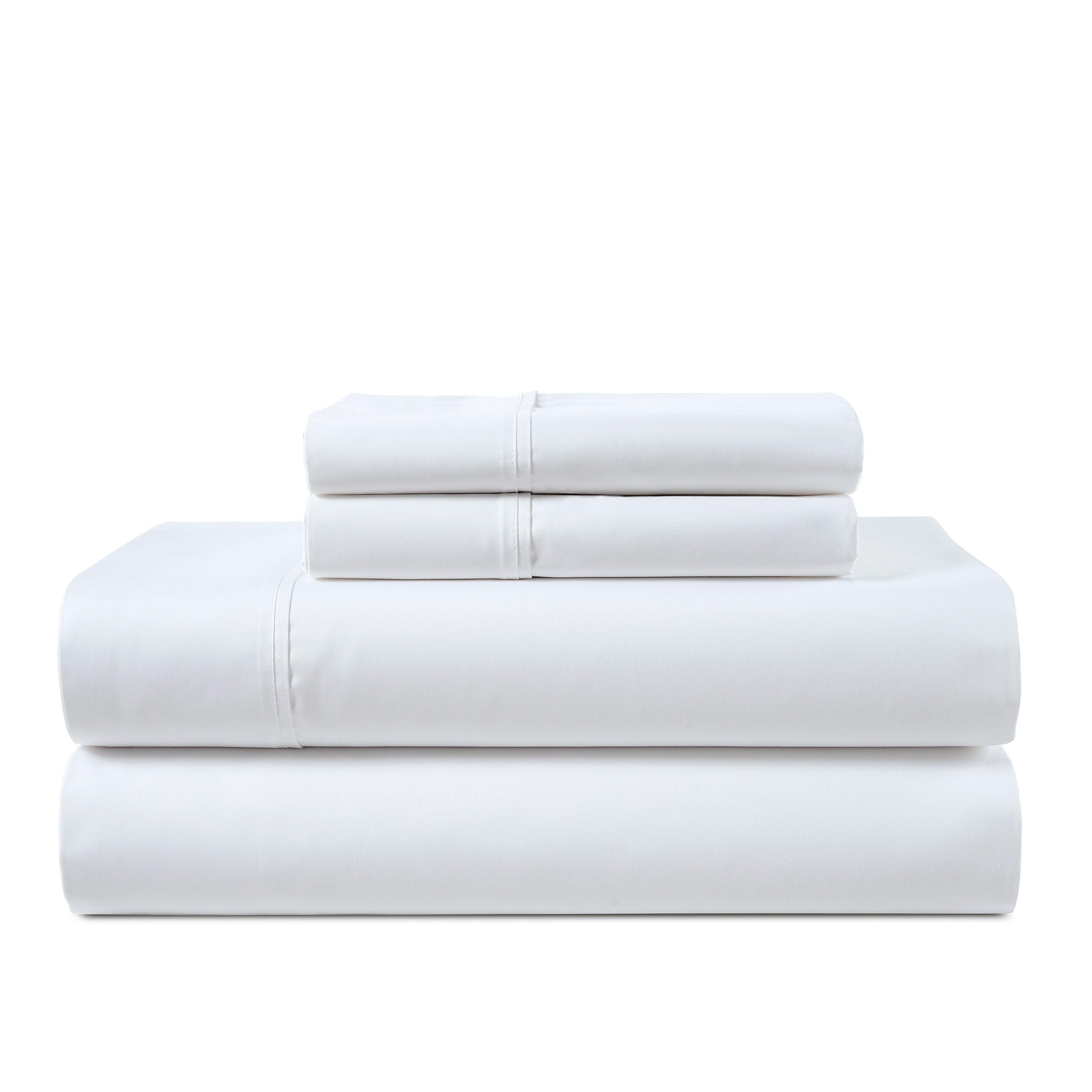  Kathy Ireland Home Kathy Ireland 500 Thread Count Tencel Cooling Cotton 4-Piece Sheet Set - King - Bonton