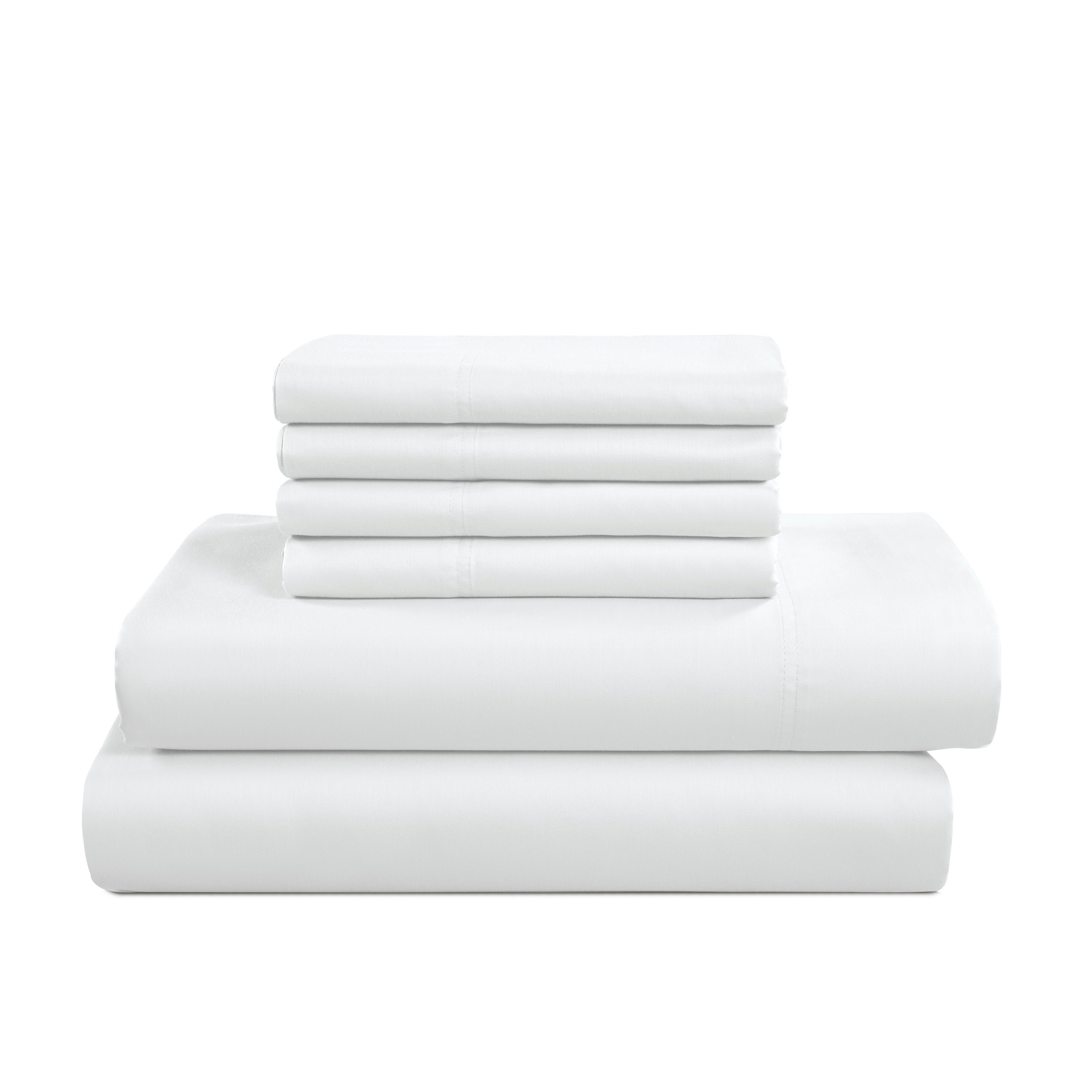  Kathy Ireland Home Kathy Ireland 1000 Thread Count Egyptian Cotton Rich 6-Piece Sheet Set - King - Bonton