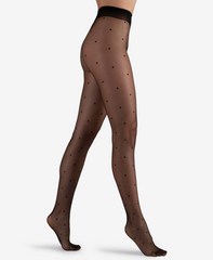 LECHERY POLKA DOT TIGHTS