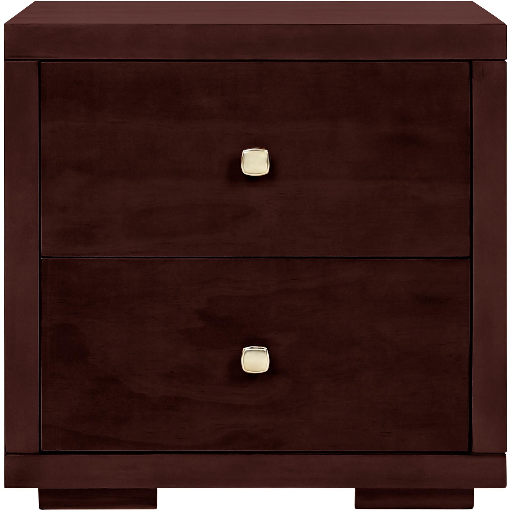  Camden Isle Wood Nightstand - Black - Bonton