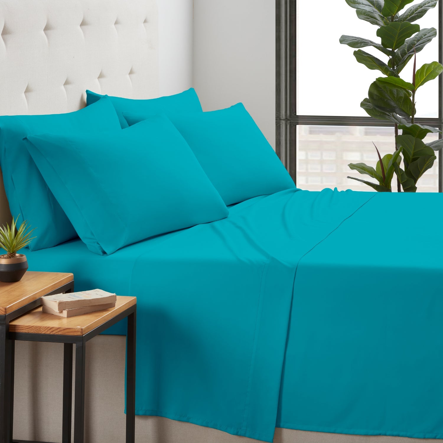  Kathy Ireland Home Kathy Ireland Bamboo Cooling 6 Piece Sheet Set - Twin - Bonton
