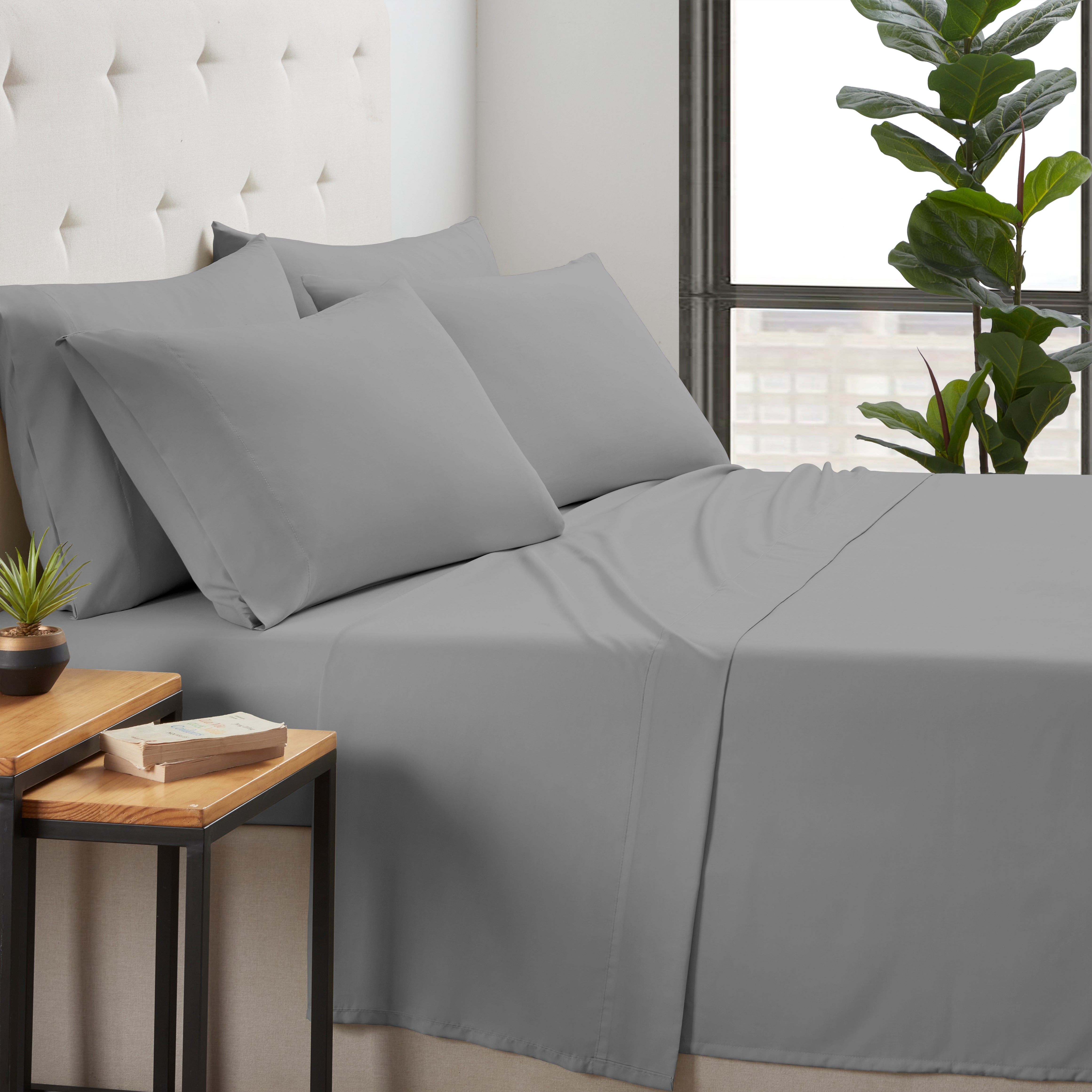  Kathy Ireland Home Kathy Ireland Bamboo Cooling 6 Piece Sheet Set - Twin - Bonton
