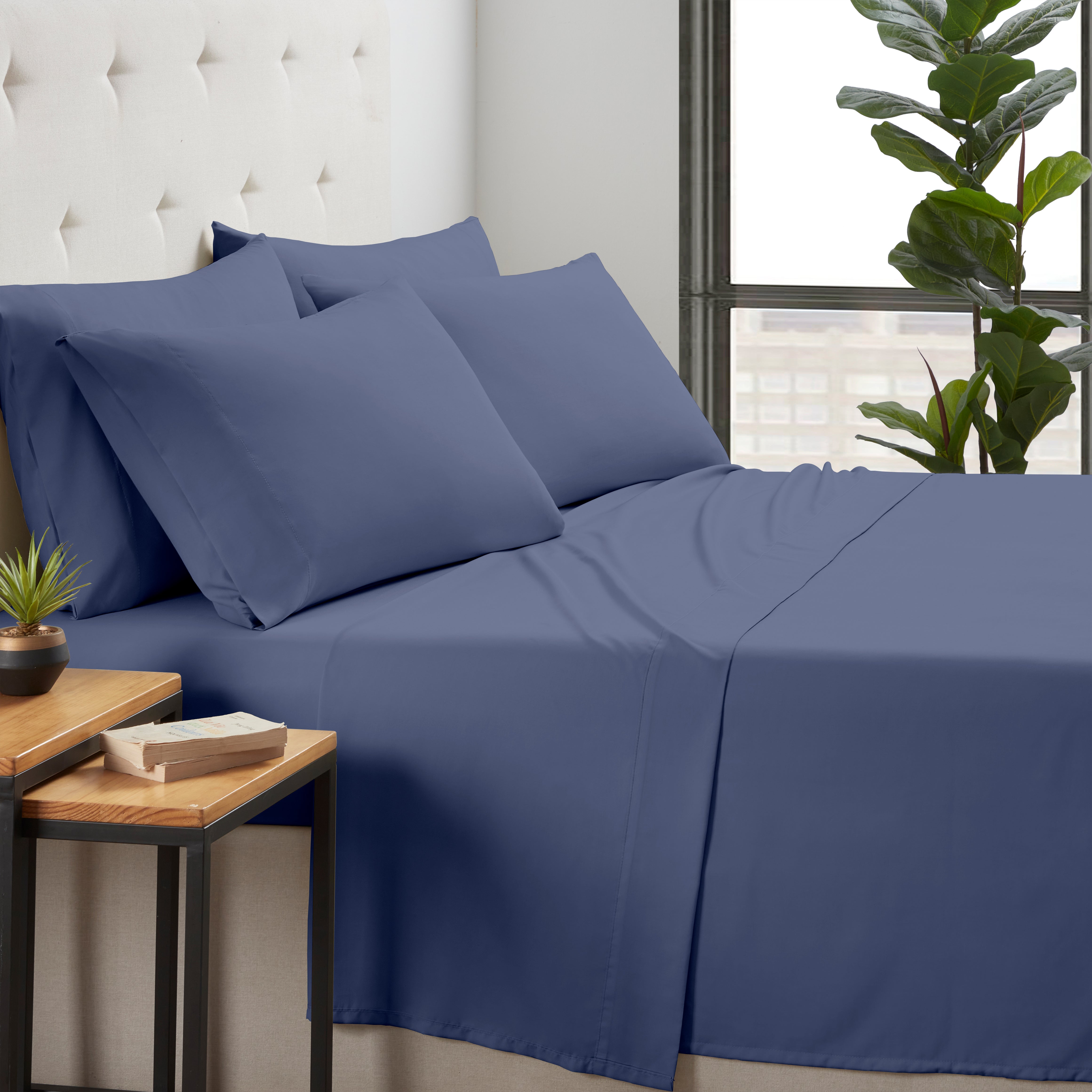  Kathy Ireland Home Kathy Ireland Bamboo Cooling 6 Piece Sheet Set - Twin - Bonton