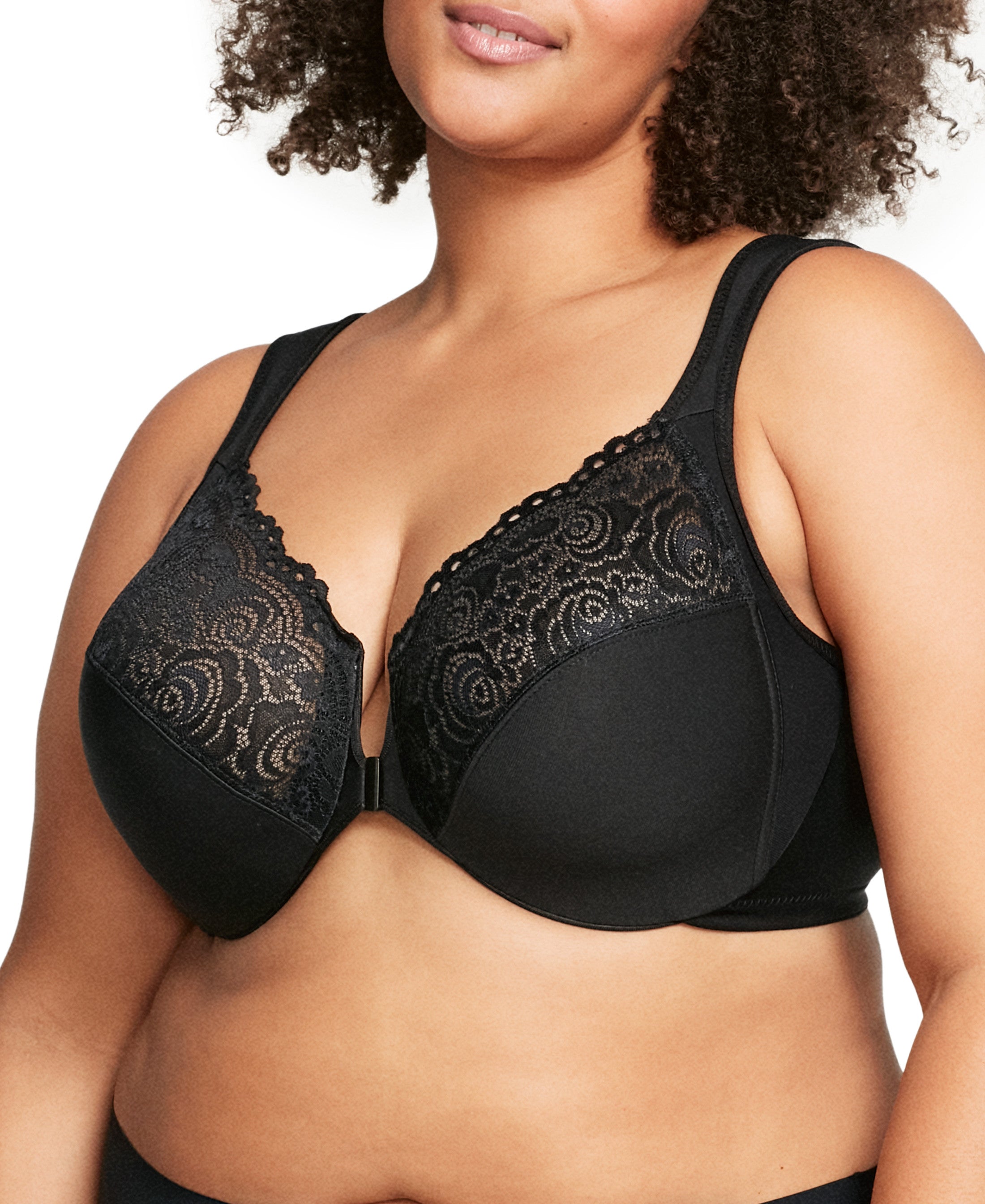  Glamorise WonderWire Front-Closure Bra - Cappuccino - Bonton