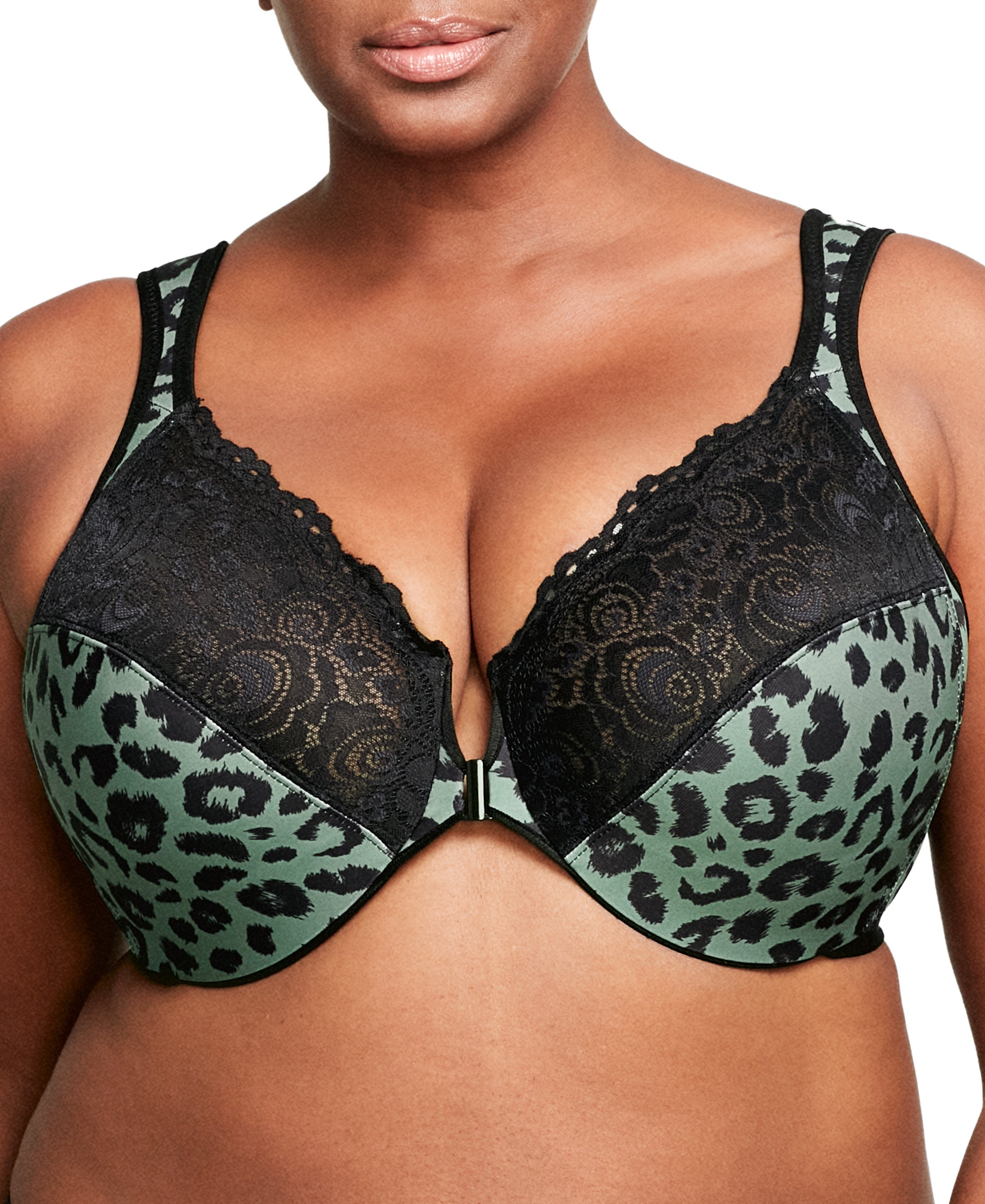  Glamorise WonderWire Front-Closure Bra - Cappuccino - Bonton