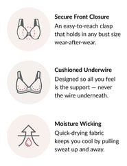 WonderWire Front-Closure Bra