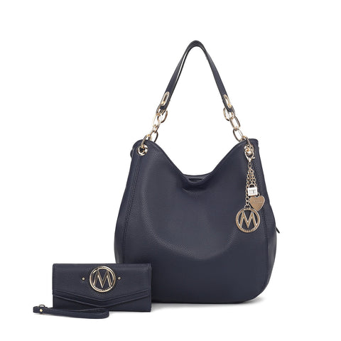 Ashley Hobo Bag and Wallet Set