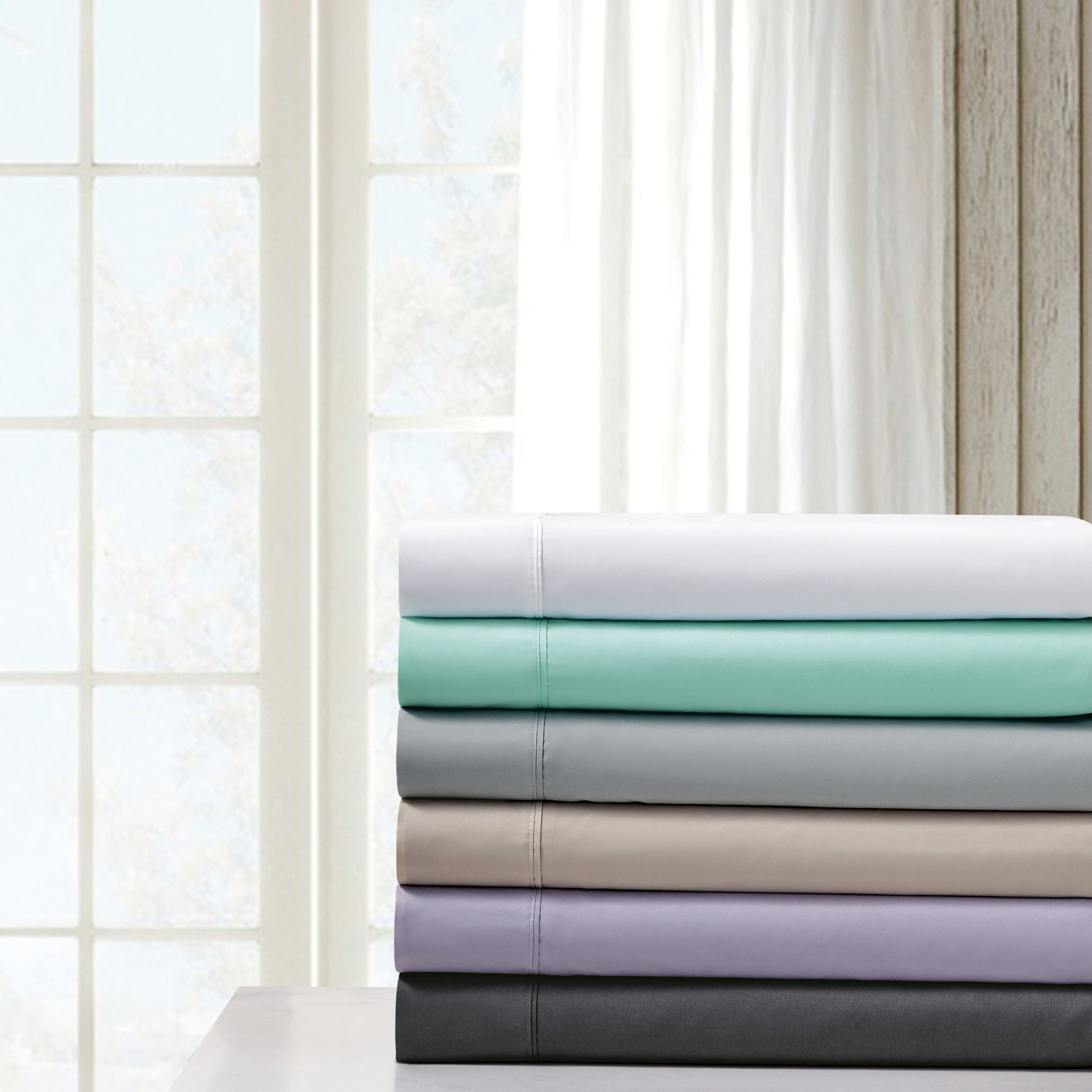  Kathy Ireland Home Kathy Ireland Cool Max 6 Piece Ultra Soft Sheet Set - Twin - Bonton