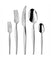 Essentials 18/10 Stainless Steel 72 Piece Flatware Set, Service for 12, Finesse