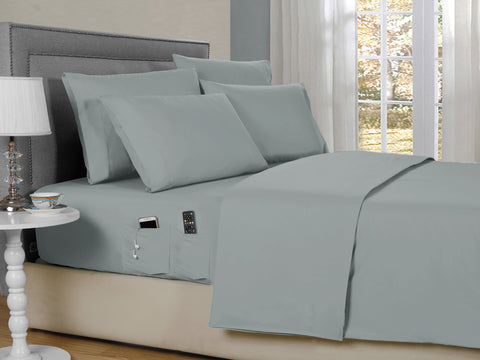 Kathy Ireland 6-Piece Smart Pocket Sheet Sets W/ Side Pocket