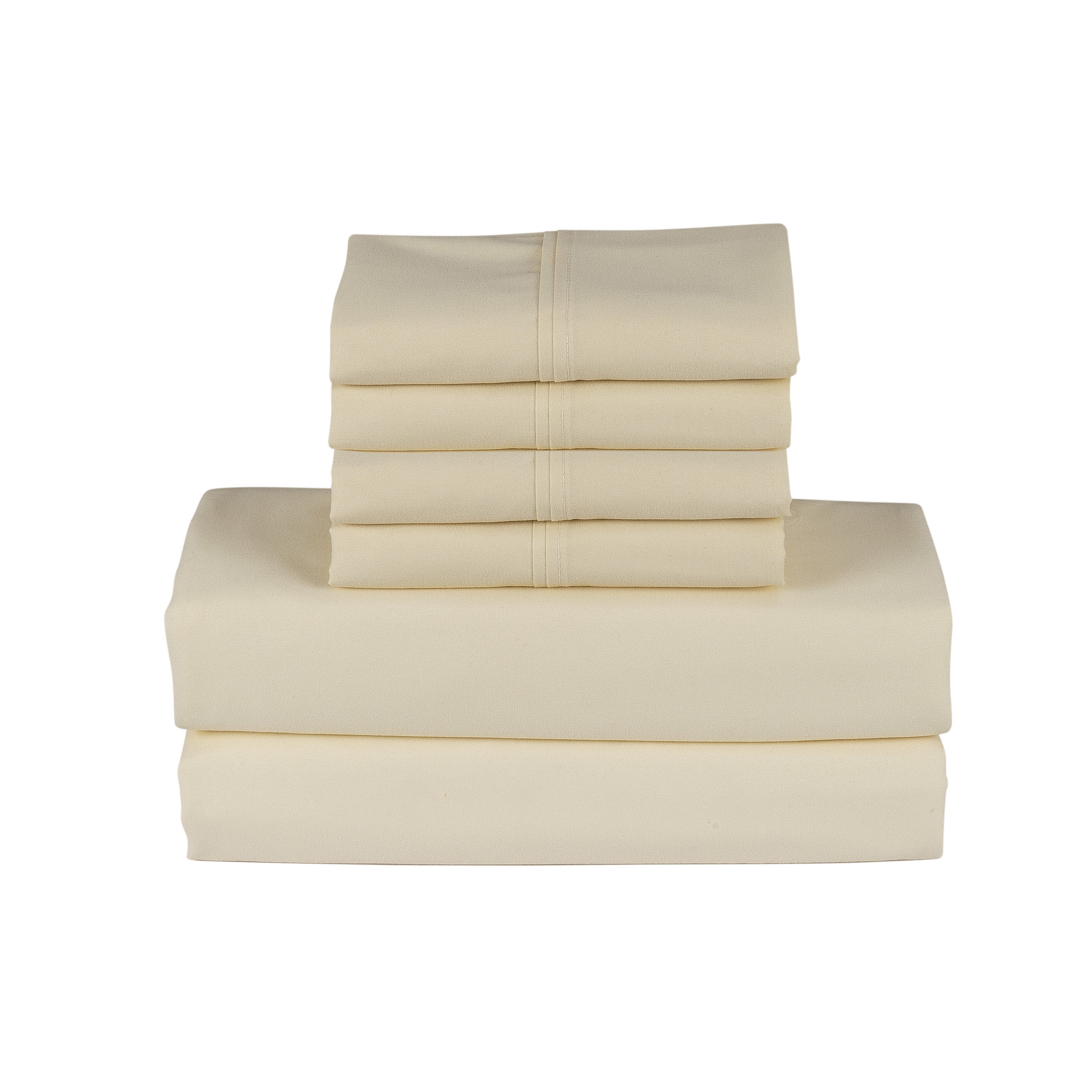  Bamboo Bamboo 6 Piece 1800 Thread Count Smart Pocket Ultra Soft Luxury Sheet Set - Full - Bonton