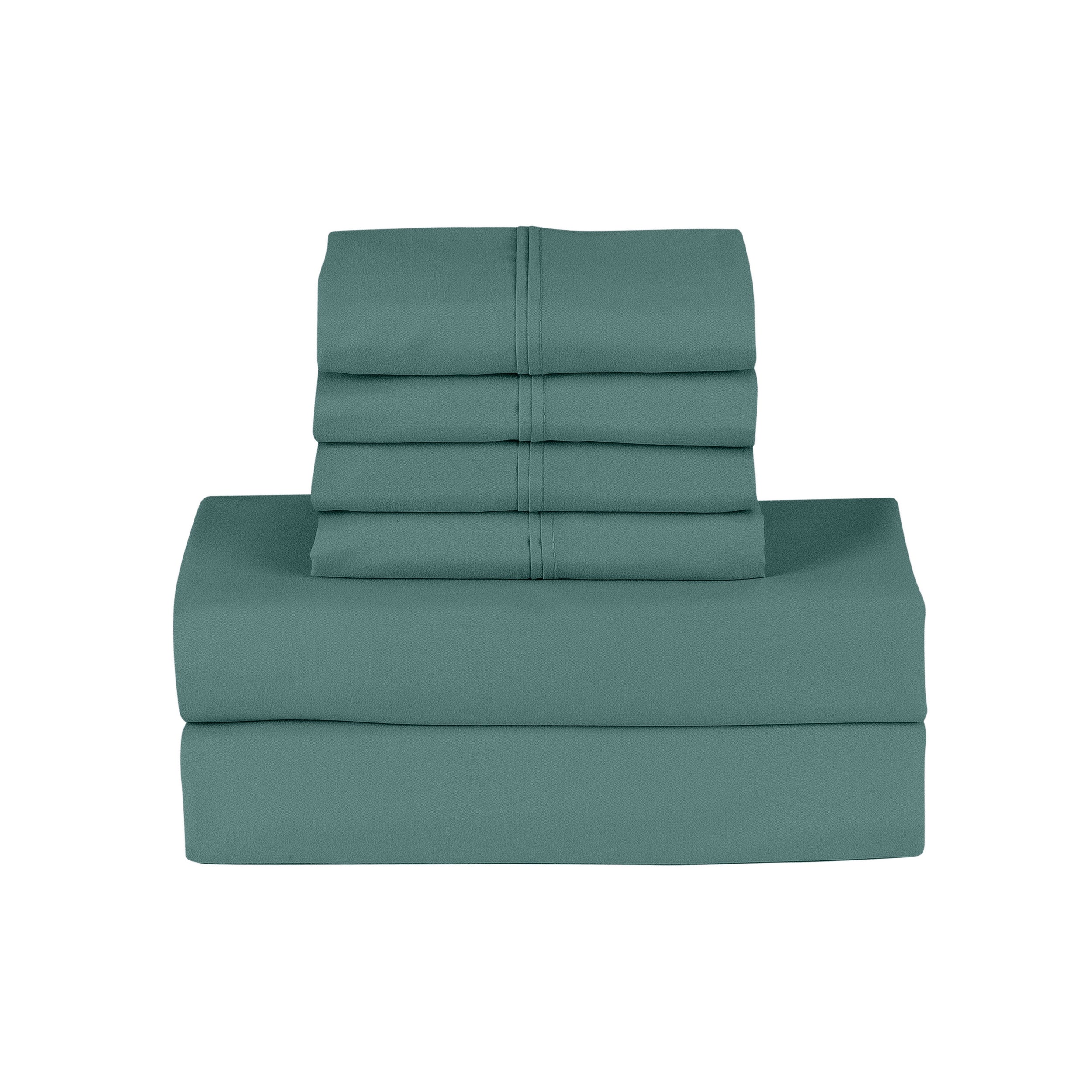  Bamboo Bamboo 6 Piece 1800 Thread Count Smart Pocket Ultra Soft Luxury Sheet Set - Full - Bonton