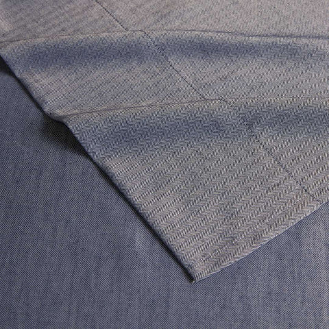 Kathy Ireland Herringbone Twill 4 Piece Cotton Rich Sheet Set