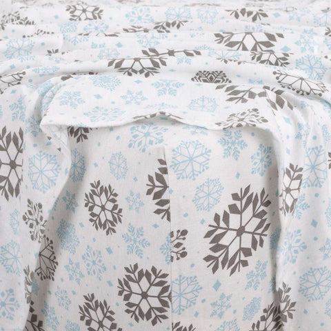 Kathy Ireland 100% Turkish Cotton Flannel Sheet Set