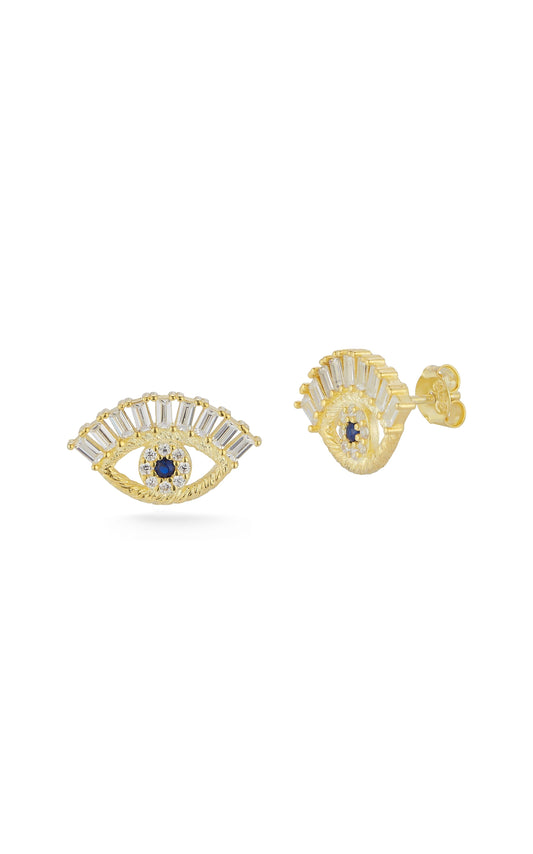 Evil Eye Stud Earrings