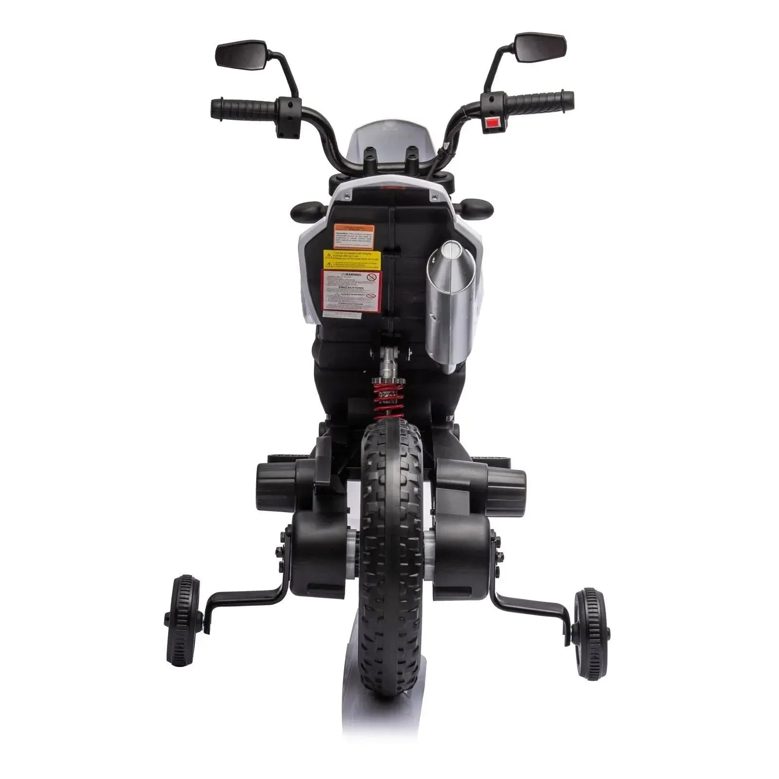  Freddo 12V Aprilia Motorcycle 1 Seater Ride-On - White - Bonton