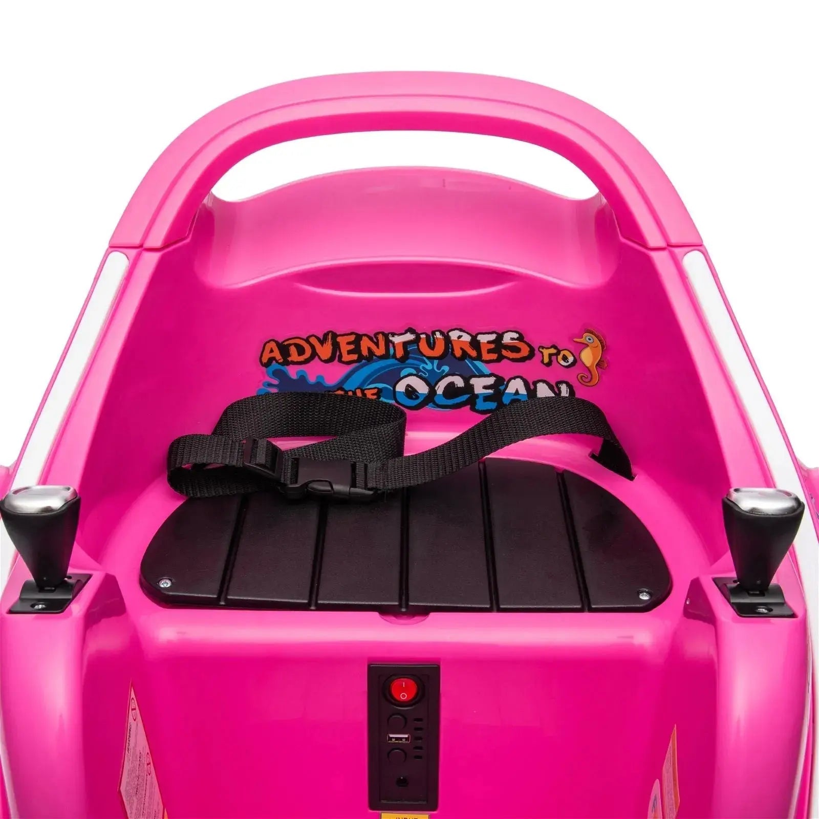  Freddo 12V Freddo Bumper Car 1 Seater Ride on for Kids - Pink - Bonton