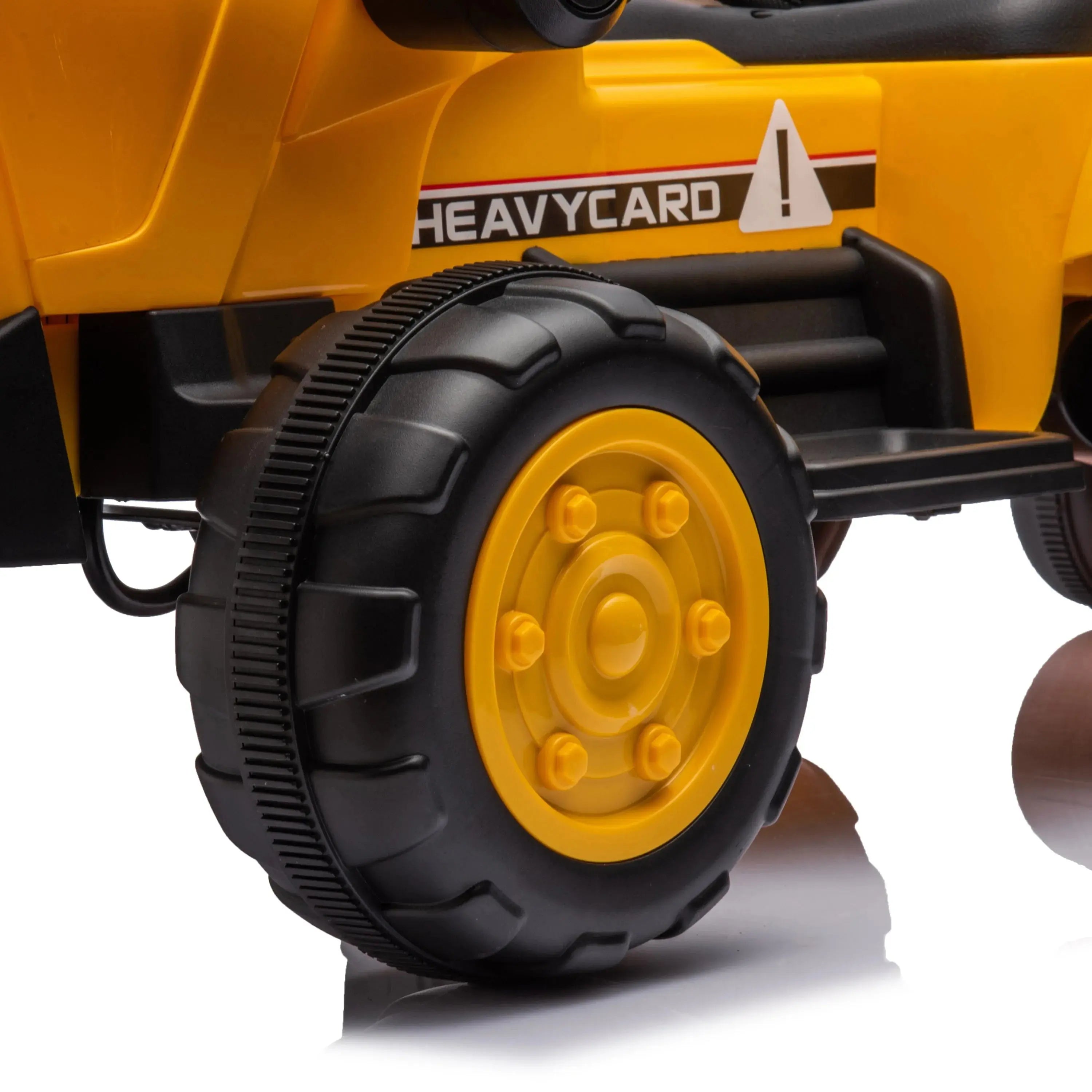  Freddo 12V Freddo Excavator 1 Seater Ride-On - Yellow - Bonton
