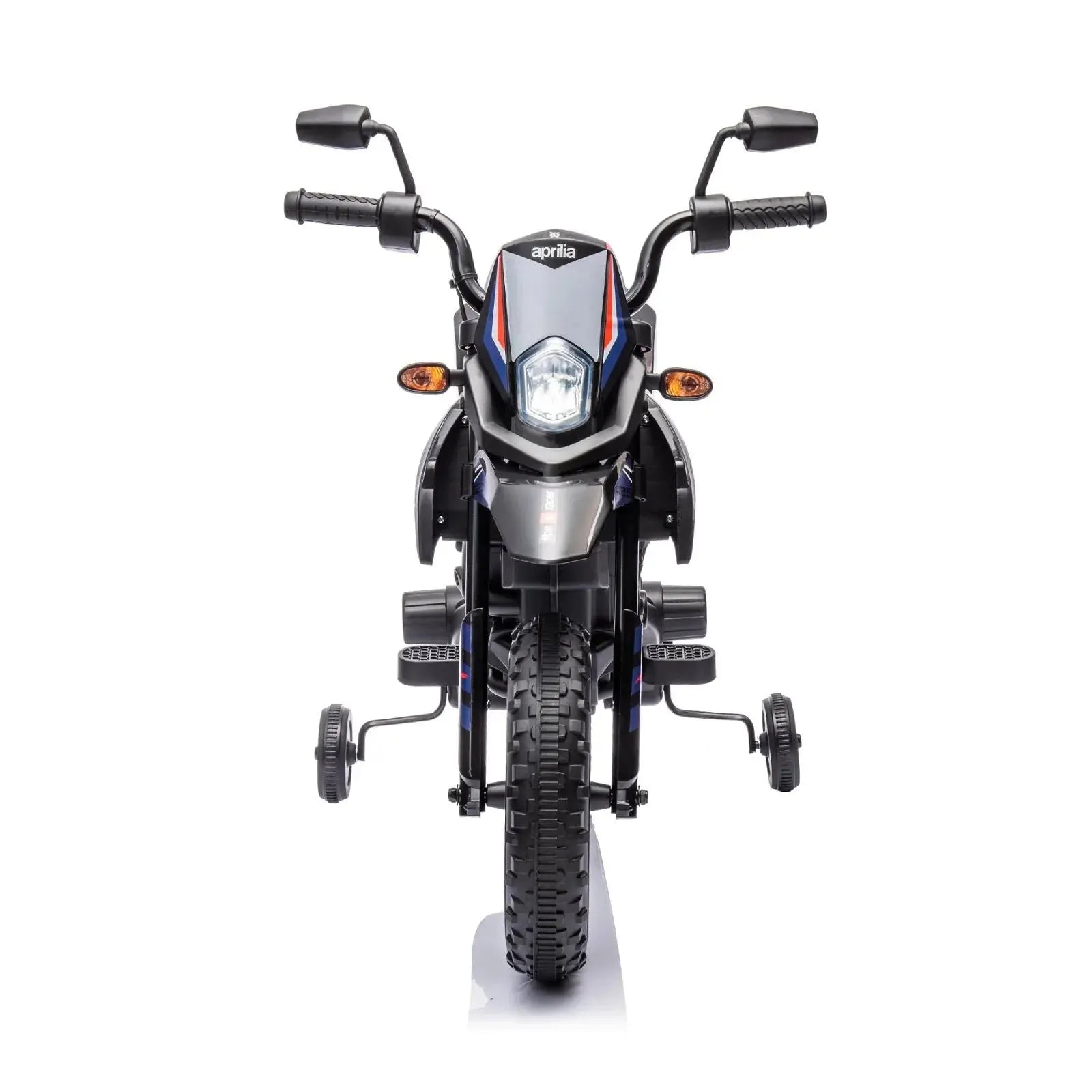  Freddo 12V Aprilia Motorcycle 1 Seater Ride-On - White - Bonton