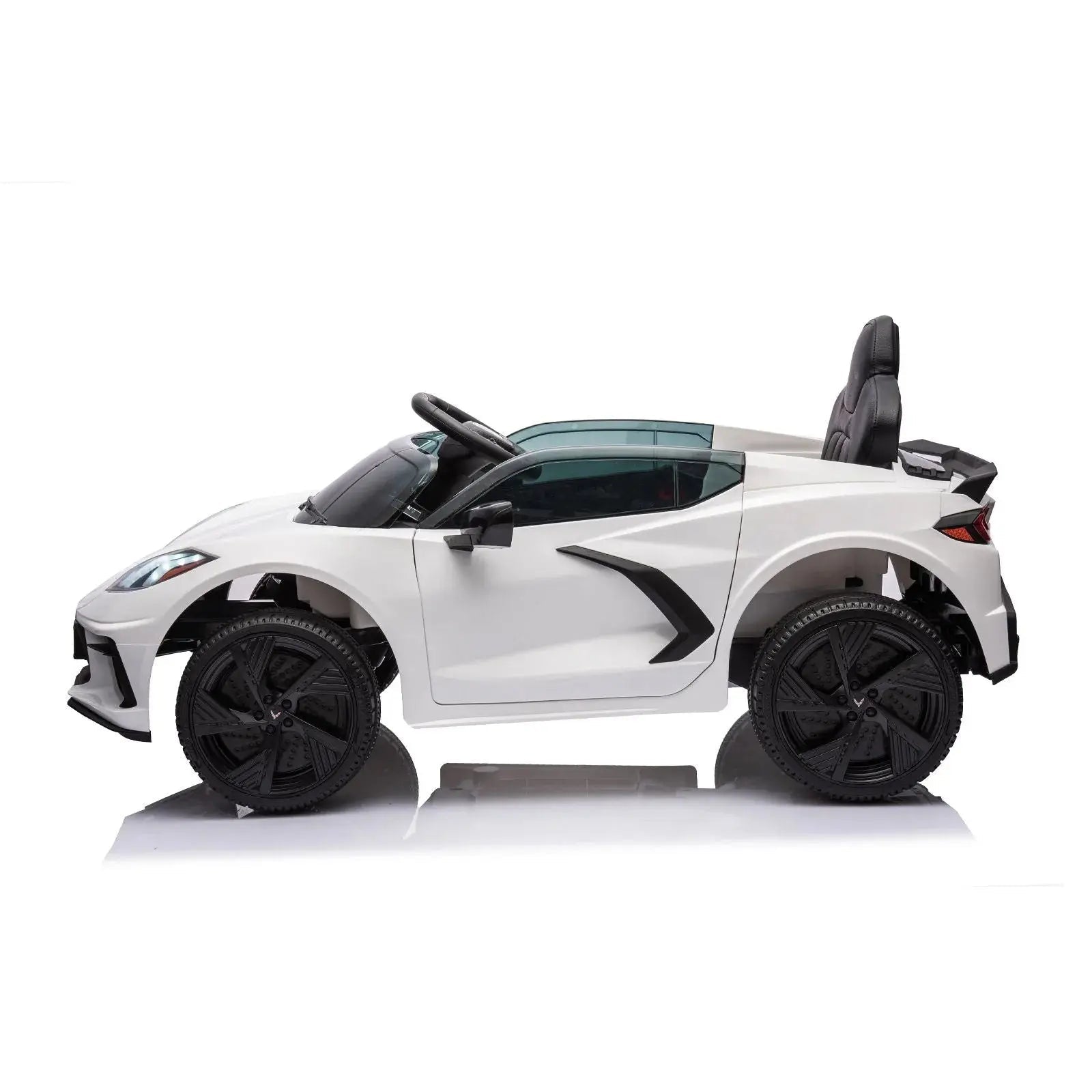  Freddo 12V Chevrolet Corvette C8 Stingray 1-Seater Kids Ride-on Car - Blue - Bonton