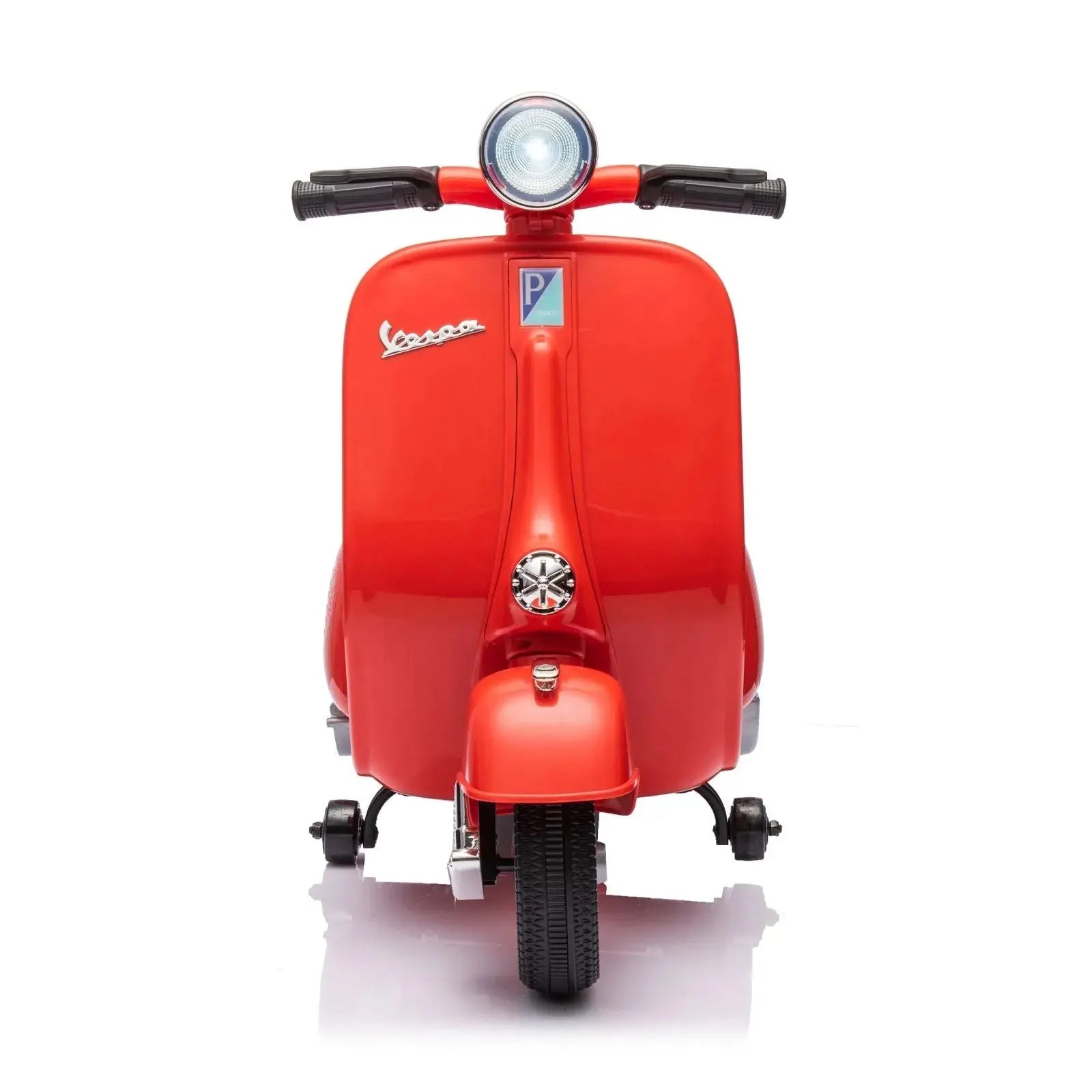  Freddo 12V Kids' Vespa Electric Ride-on Scooter - RED - Bonton