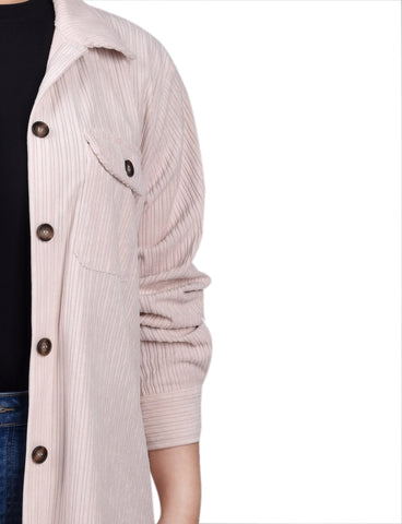 Long Sleeve Corduroy Shirtjacket