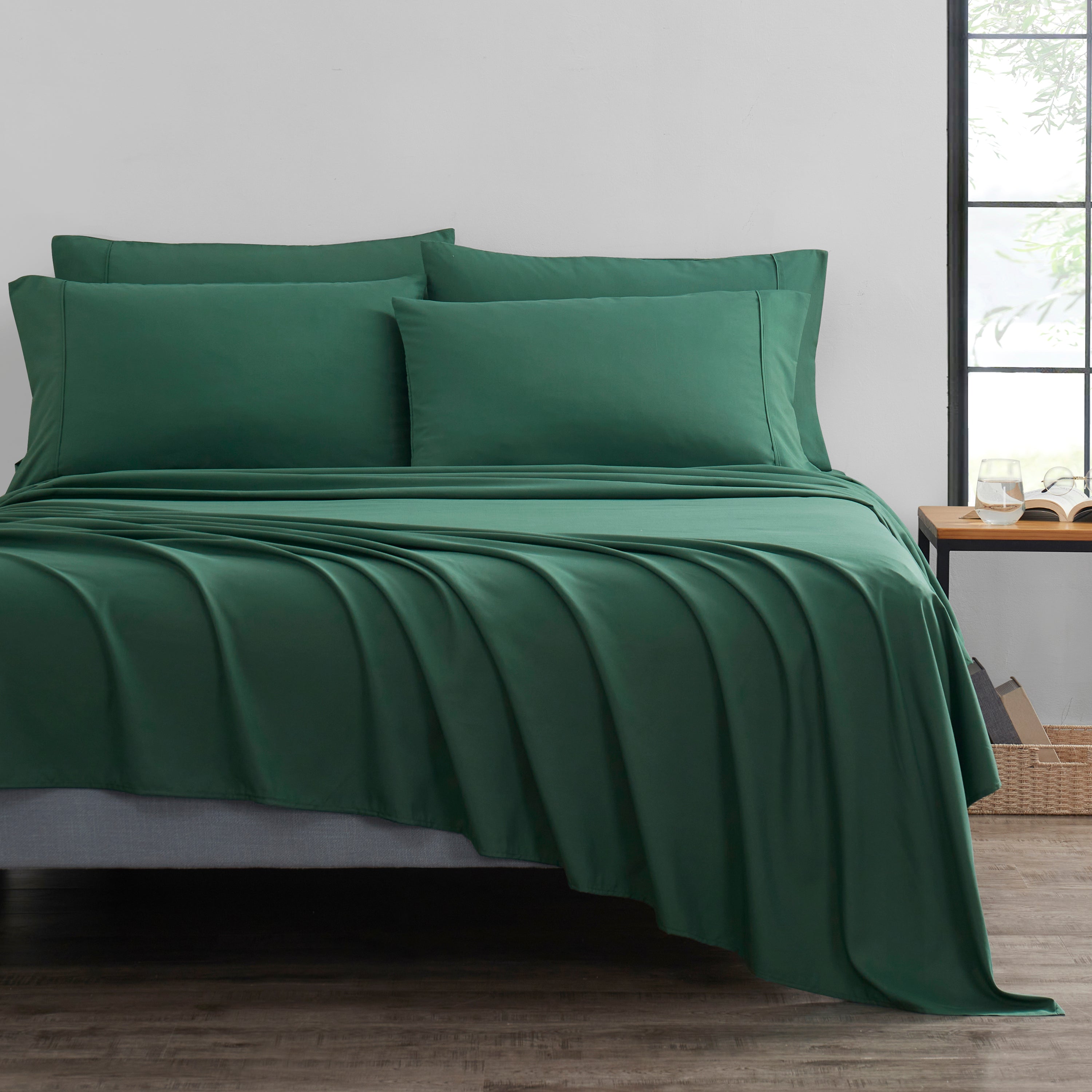  Bed Bath Fashions Bamboo 2000 Count 6-Piece Luxury Sheet Set - Full - Bonton